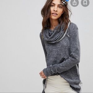 Free People cowl neck sweater